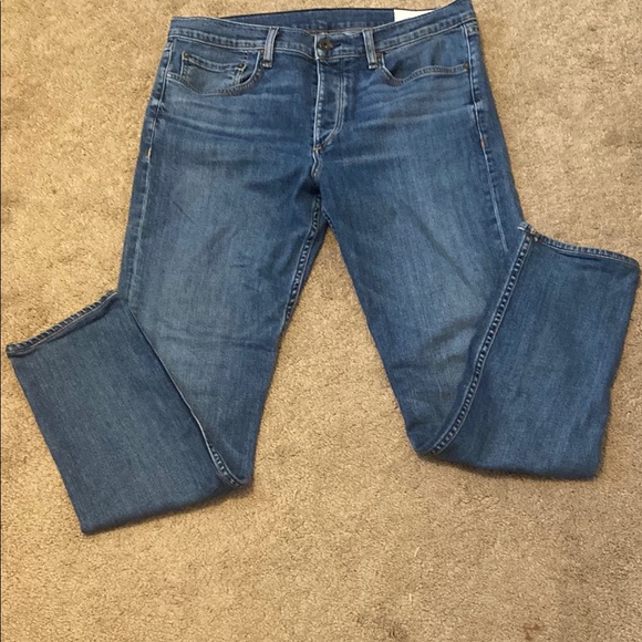 rag & bone Denim - Rag & Bone Blue Straight Jeans Classic Style Waist 34